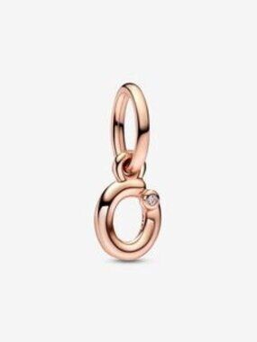 Pandora Letter O Script Alphabet Dangle Charm